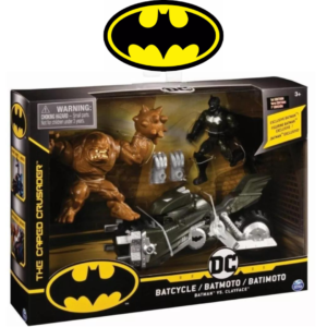 BATIMOTO BATMAN VEHICULO VS CLAYFACE