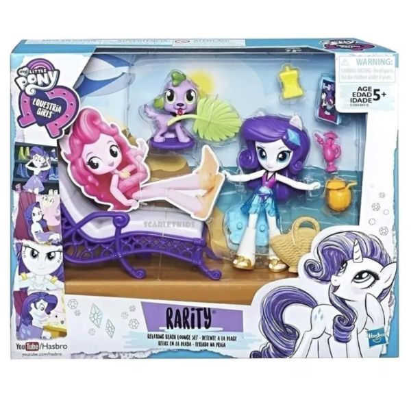 RARITY RELAX EN LA PLAYA EQUESTRIA GIRLS HASBRO