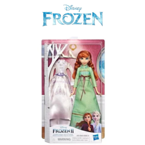 MUÑECA ANNA CON 2  VESTIDOS, FROZEN 2