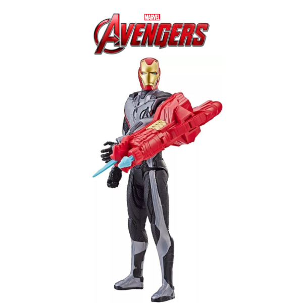 MUÑECO TITAN HERO IRON MAN END GAME POWER FX - Image 2