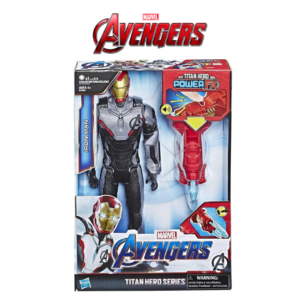 MUÑECO TITAN HERO IRON MAN END GAME POWER FX