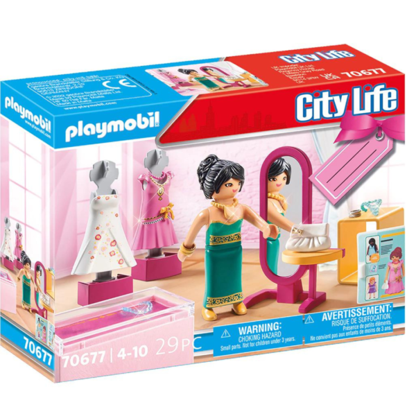 SET DE REGALO TIENDA DE MODA PLAYMOBIL