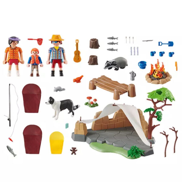 FAMILIA DE ACAMPE PLAYMOBIL - Image 2