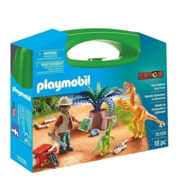 PLAYMOBIL DINOSAURIO MALETIN