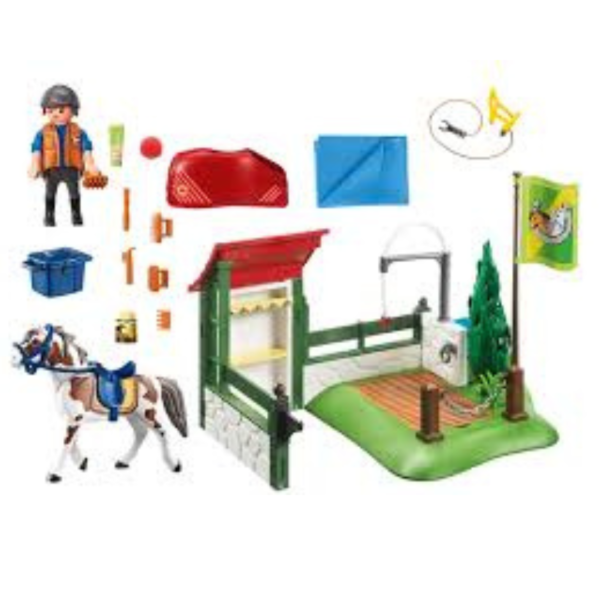 SET LIMPIEZA DE CABALLOS PLAYMOBIL - Image 2