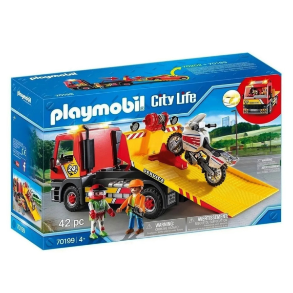 PLAYMOBIL GRUA REMOLQUE